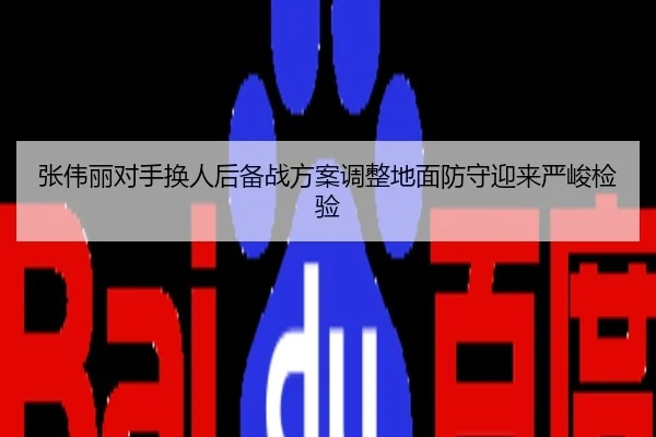 张伟丽对手换人后备战方案调整地面防守迎来严峻检验